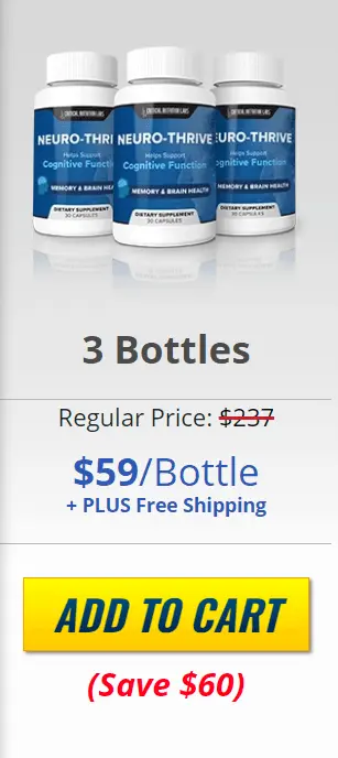 NeuroThrive 3 bottle order