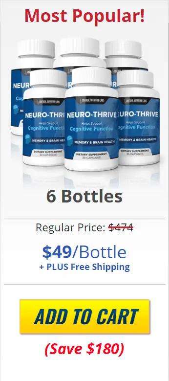 NeuroThrive 6 bottle order